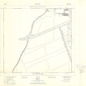 CARTA DELLA LAGUNA DI VENEZIA - FOGLIO 47 III NO - RANA