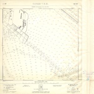 CARTA DELLA LAGUNA DI VENEZIA - FOGLIO 49 II NO - CANALE V. E. III.