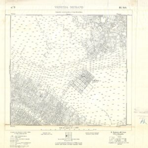 CARTA DELLA LAGUNA DI VENEZIA - FOGLIO 51 III NO - VENEZIA MURANO