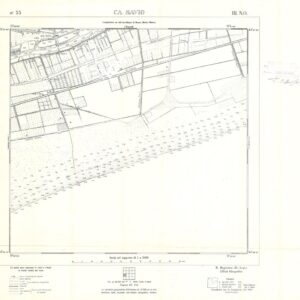CARTA DELLA LAGUNA DI VENEZIA - FOGLIO 55 III NO - CA SAVIO
