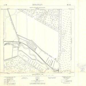 CARTA DELLA LAGUNA DI VENEZIA - FOGLIO 58 III SE - MORANZANI