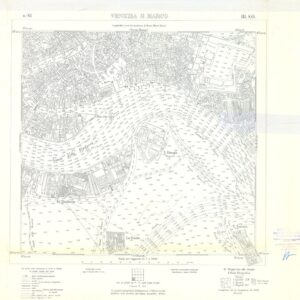 CARTA DELLA LAGUNA DI VENEZIA - FOGLIO 61 III SO - VENEZIA S. MARCO