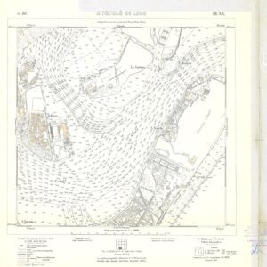 CARTA DELLA LAGUNA DI VENEZIA - FOGLIO 62 III SE - S. NICOLO DI LIDO