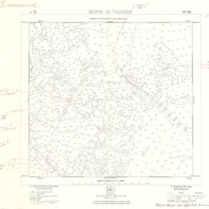 CARTA DELLA LAGUNA DI VENEZIA - FOGLIO 75 IV SE - MOTTE DI VOLPEGO