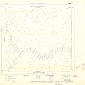 CARTA DELLA LAGUNA DI VENEZIA - FOGLIO 77 I SE - CANALE DI POVEGLIA
