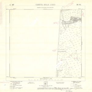 CARTA DELLA LAGUNA DI VENEZIA - FOGLIO 107 III NE - CASETTA DELLE ACQUE