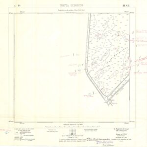 CARTA DELLA LAGUNA DI VENEZIA - FOGLIO 114 III SE - MOTTA SCIROCCO