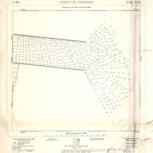 CARTA DELLA LAGUNA DI VENEZIA - FOGLIO 124 I NE I SE - PORTO DI CHIOGGIA