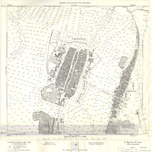 CARTA DELLA LAGUNA DI VENEZIA - FOGLIO 127 I SO - CHIOGGIA