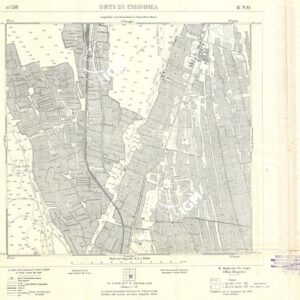 CARTA DELLA LAGUNA DI VENEZIA - FOGLIO 130 II NO - ORTI DI CHIOGGIA