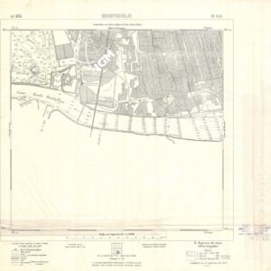 CARTA DELLA LAGUNA DI VENEZIA - FOGLIO 133 II SO - BRONDOLO