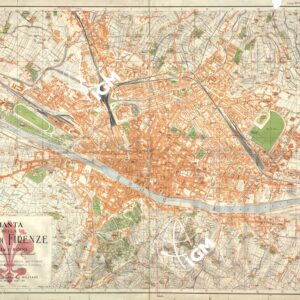 PIANTA DELLA CITTA' DI FIRENZE - EDIZIONE 1937