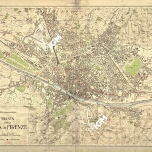 PIANTA DELLA CITTA' DI FIRENZE - EDIZIONE 1950