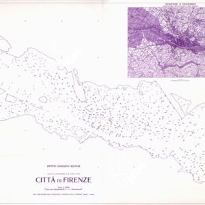 PIANTA DELLA CITTA' DI FIRENZE ALLUVIONATA - ALLEGATO