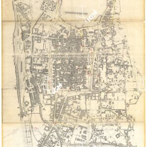 PIANTA DELLA CITTA' DI COMO COLL' INDICAZIONE DEL NUOVO PIANO REGOLATORE