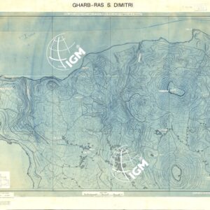 MALTA - ISOLA DI GOZO - FOGLIO I - GHARB RAS S. DIMITRI - ORIGINALI - PLANIMETRIA