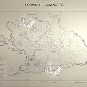 MALTA - ISOLE DI COMINO E COMINOTTO - ORIGINALI - PLANIMETRIA