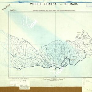 MALTA - FOGLIO III - WIEDIS SHAKKA - IL MARA - ORIGINALI - PLANIMETRIA E ACQUE