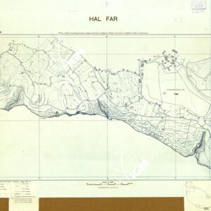 MALTA - FOGLIO IV - HAL FAR - ORIGINALI - PLANIMETRIA E ACQUE