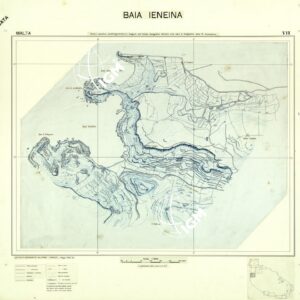 MALTA - FOGLIO VII - BAIA IENEINA - ORIGINALI - PLANIMETRIA E ACQUE