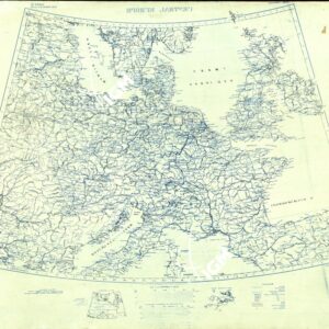 MONDO - EUROPA CENTRALE - FOGLIO 19. ORIGINALI A COLORI SEPARATI. ACQUE