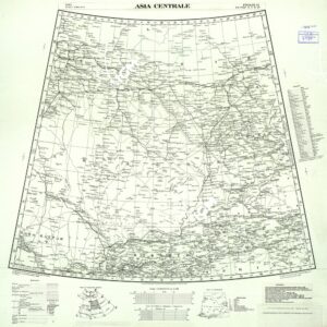 MONDO - ASIA CENTRALE - FOGLIO 21. ORIGINALI A COLORI SEPARATI. NERO