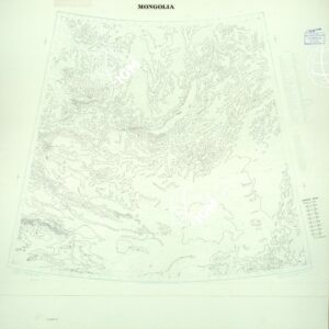 MONDO - MONGOLIA - FOGLIO 22. ORIGINALI A COLORI SEPARATI. CURVE