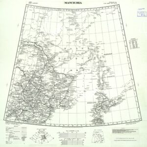 MONDO - MANCIURIA - FOGLIO 23. ORIGINALI A COLORI SEPARATI. NERO