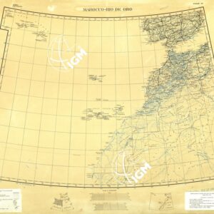MONDO - MAROCCO - RIO DE ORO - FOGLIO 30. ORIGINALI A COLORI SEPARATI. NERO