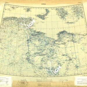MONDO - LIBIA - FOGLIO 31. ORIGINALI A COLORI SEPARATI. NERO