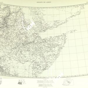 MONDO - GOLFO DI ADEN - FOGLIO 44. ORIGINALI A COLORI SEPARATI. NERO