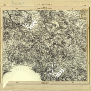 CARTA D'ITALIA - FOGLIO 210 - LAGONEGRO