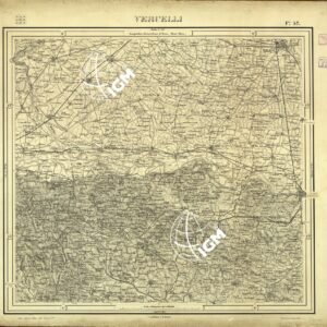 CARTA D'ITALIA FOGLIO 57 VERCELLI