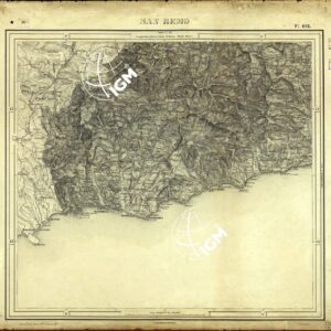 CARTA D'ITALIA FOGLIO 102 SAN REMO