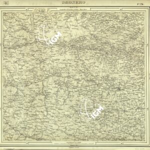 CARTA D'ITALIA FOGLIO 79 DRONERO