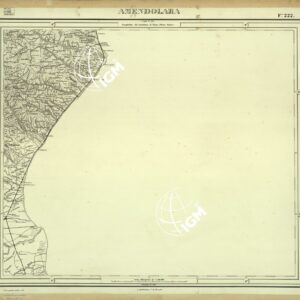 CARTA D'ITALIA FOGLIO 222 AMENDOLARA