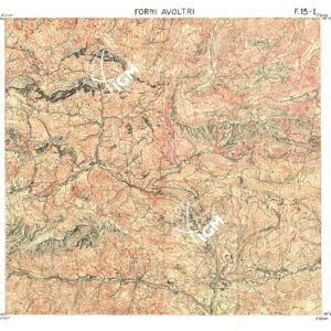 CARTA D'ITALIA FOGLIO 13 I FORNI AVOLTRI