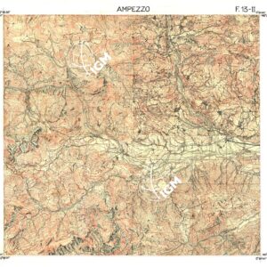 CARTA D'ITALIA FOGLIO 13 II AMPEZZO