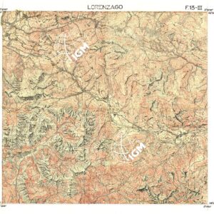 CARTA D'ITALIA FOGLIO 13 III LORENZAGO