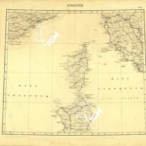 CARTA DELL'IMPERO ROMANO FOGLIO K 32 FIRENZE ( ORIGINALI )