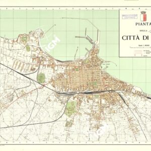 PIANTA DELLA CITTA' DI BARI.