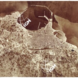 PIANTA DELLA CITTA' DI BARI. FOTOPIANO