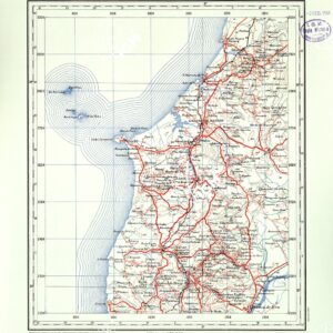 CARTA ITINERARIA DEL PORTOGALLO - FOGLIO 16 CALDAS DA RAINHA.