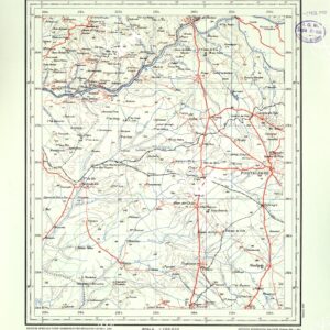 CARTA ITINERARIA DEL PORTOGALLO - FOGLIO 18 PORTALEGRE.