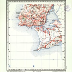 CARTA ITINERARIA DEL PORTOGALLO - FOGLIO 20 LISBONA.