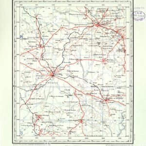 CARTA ITINERARIA DEL PORTOGALLO - FOGLIO 22 EVORA.