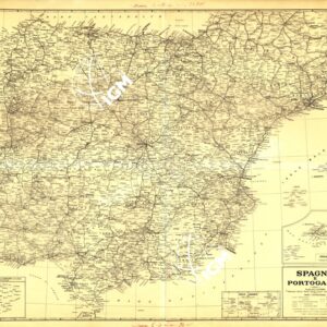 SPAGNA E PORTOGALLO - ORIGINALI A COLORI SEPARATI - NERO.