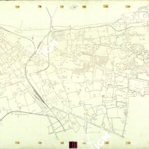 PIANO REGOLATORE DELLA CITTA' DI TRIPOLI - FOGLIO 6 - ORIGINALE