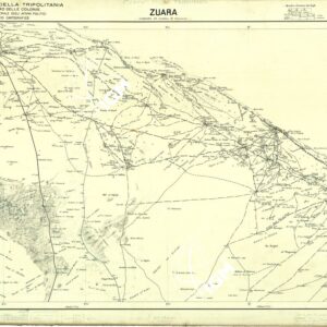 CARTA DELLA TRIPOLITANIA - FOGLIO 1 ZUARA - ORIGINALE