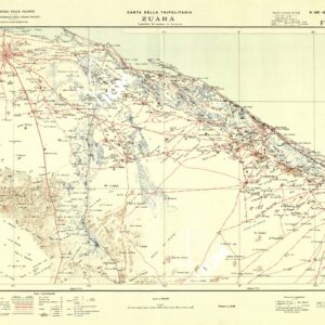 CARTA DELLA TRIPOLITANIA - FOGLIO 1 ZUARA.